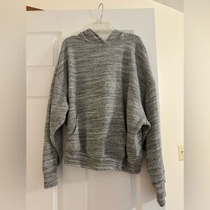 PINK Victoria's Secret Gray Hooded Pullover Sweater